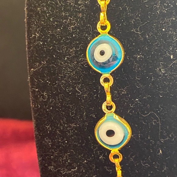 Turkish blue eye necklace - Picture 5 of 5
